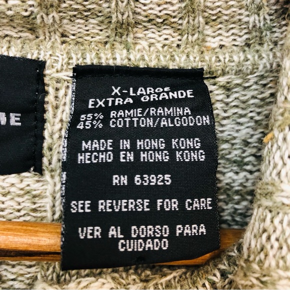 Vintage Xtreme Gear Grey Knit Sweater Mens XLarge. - Picture 8 of 12